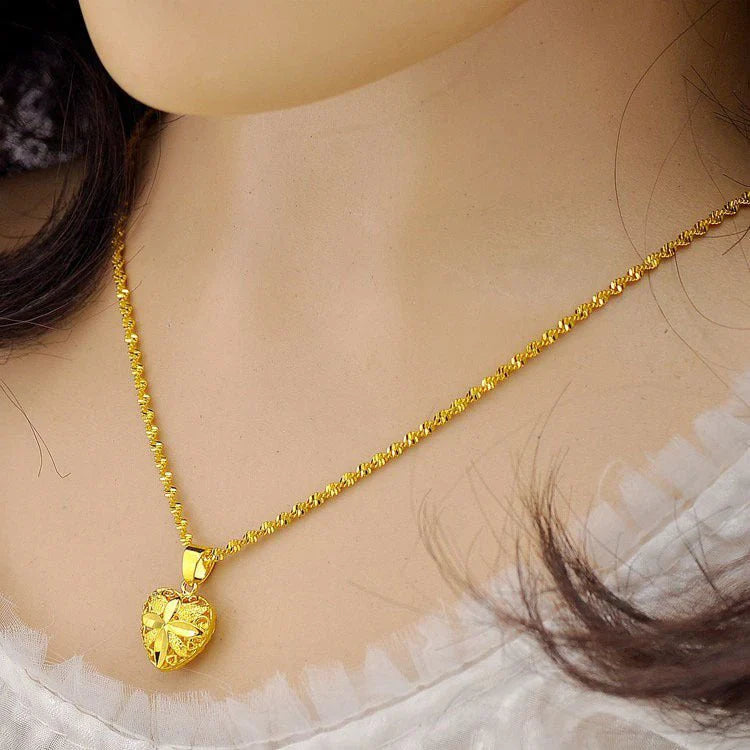 Heart Shaped Memorial Necklace